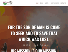 Tablet Screenshot of newlifechurchmarietta.com